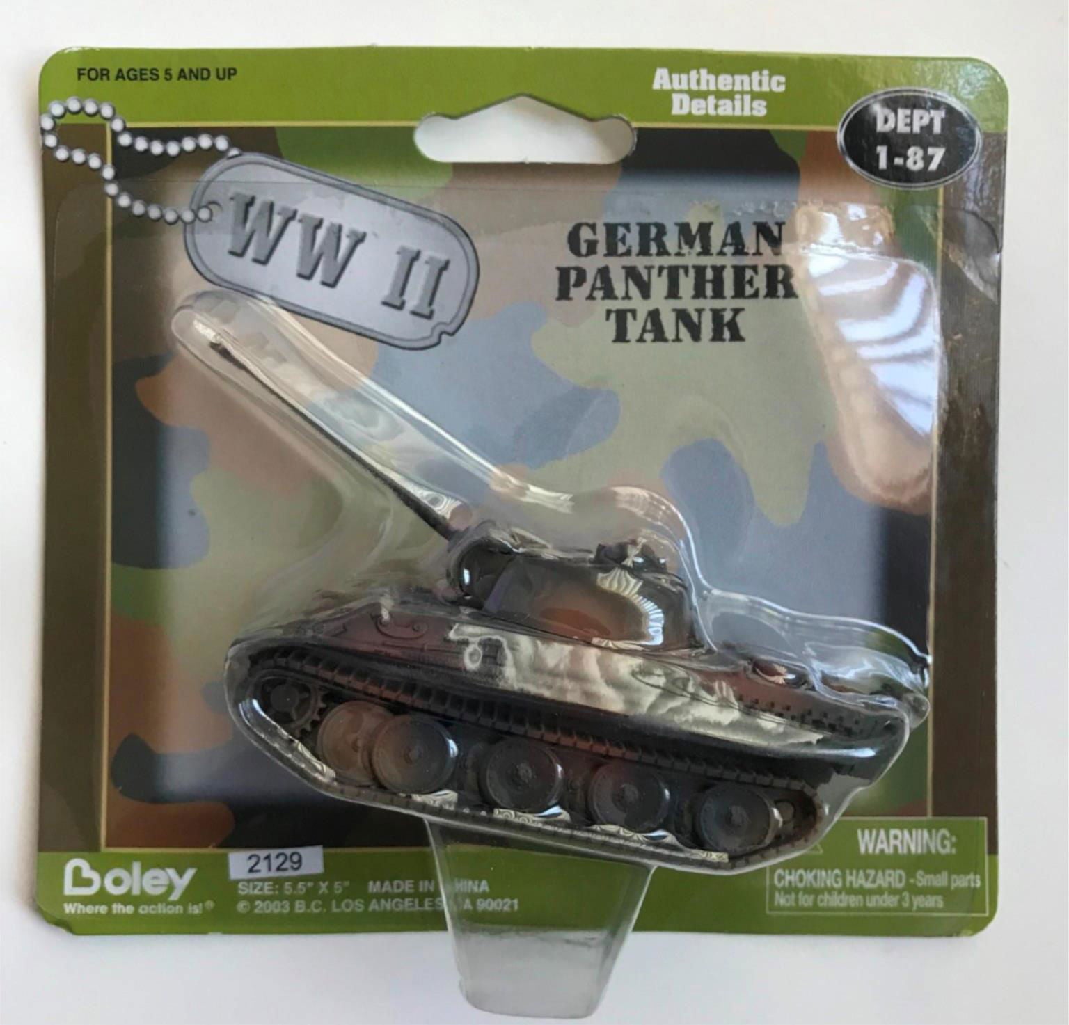 Boley 2129 1/87 HO Scale WWII German Panther Tank Camouflage Roco Minitanks *NEW - ModelsPower