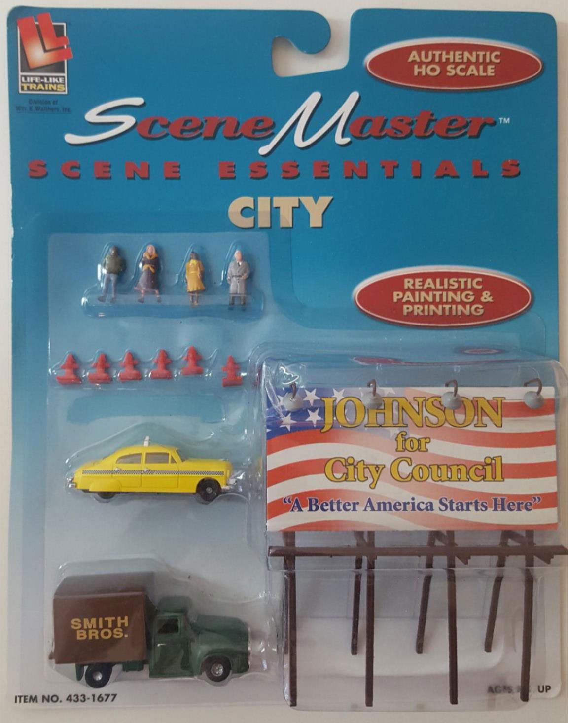 WALTHERS LIFELIKE 4331677 1/87 HO SceneMaster CITY SCENE ESSENTIALS hand painted - ModelsPower