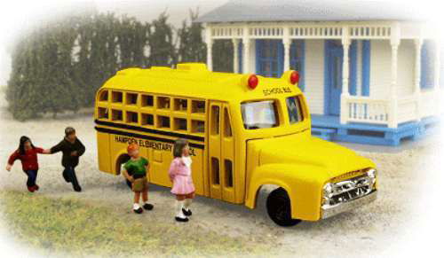 WALTHERS LIFELIKE 4331679 1/87 HO SceneMaster SCHOOL DAYS children figures & bus - ModelsPower