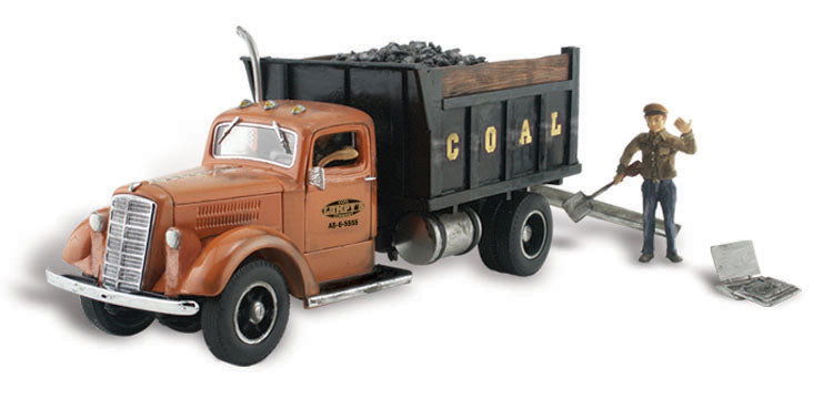 Woodland Scenics HO 1/87 LUMPY'S COAL COMPANY delivery truck AutoScenes AS5555 - ModelsPower