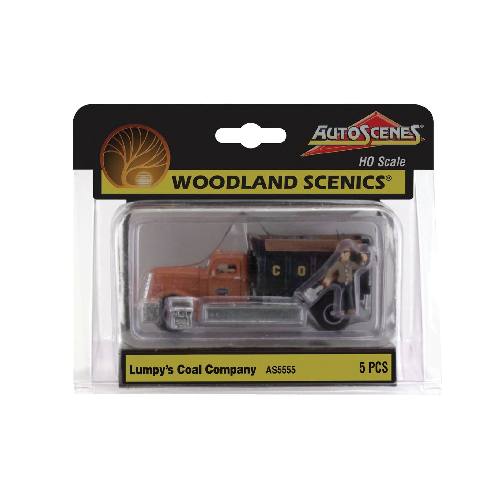 Woodland Scenics HO 1/87 LUMPY'S COAL COMPANY delivery truck AutoScenes AS5555 - ModelsPower