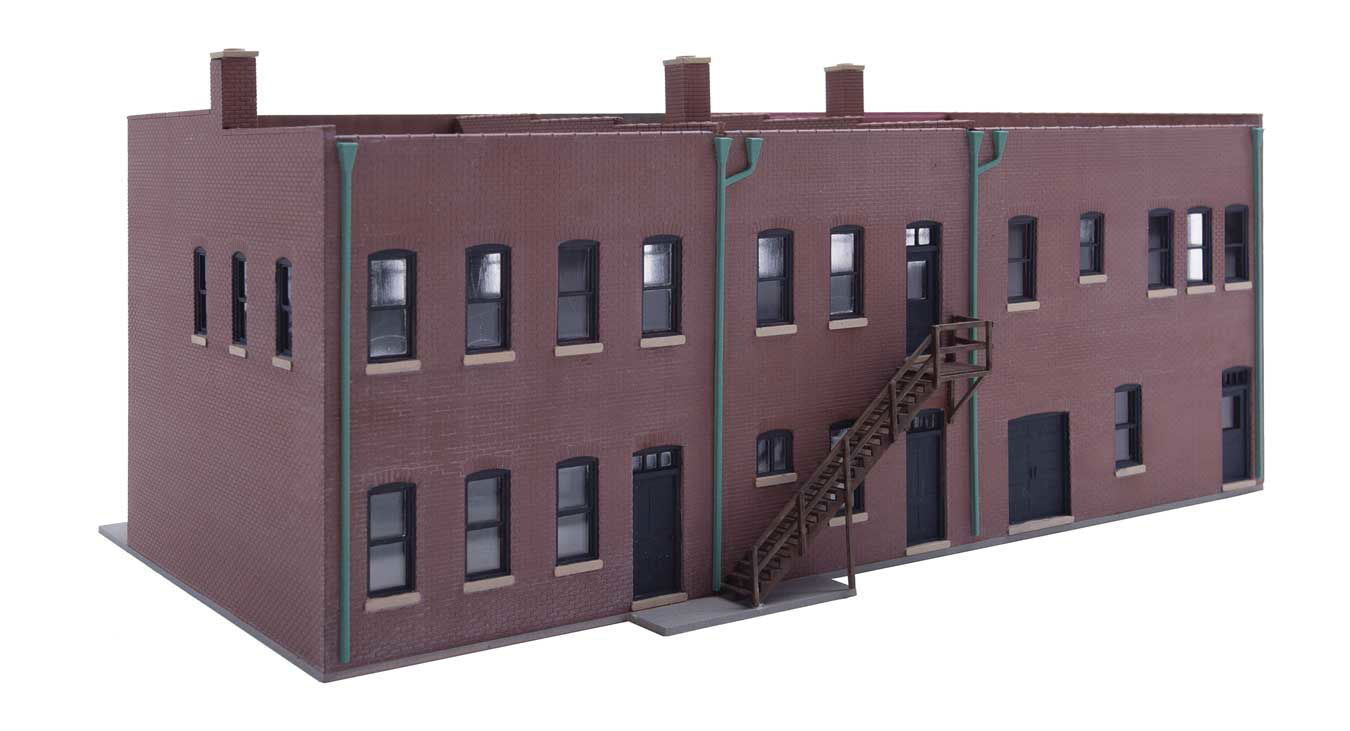 Walthers Cornerstone HO 1/87 MERCHANT'S ROW VI Post War WWII Business District 6 - ModelsPower