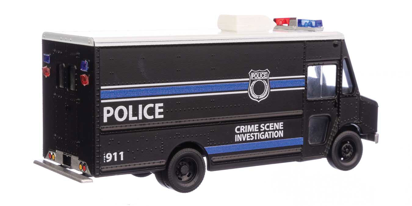 Walthers HO 1/87 Morgan Olson Route Star Van POLICE Crime Scene Investigation - ModelsPower