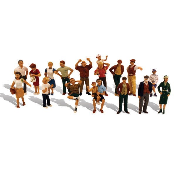 Woodland Scenics HO 1/87 PEDESTRIANS PKG (16) Figures Scenic Accents 785-1958 - ModelsPower