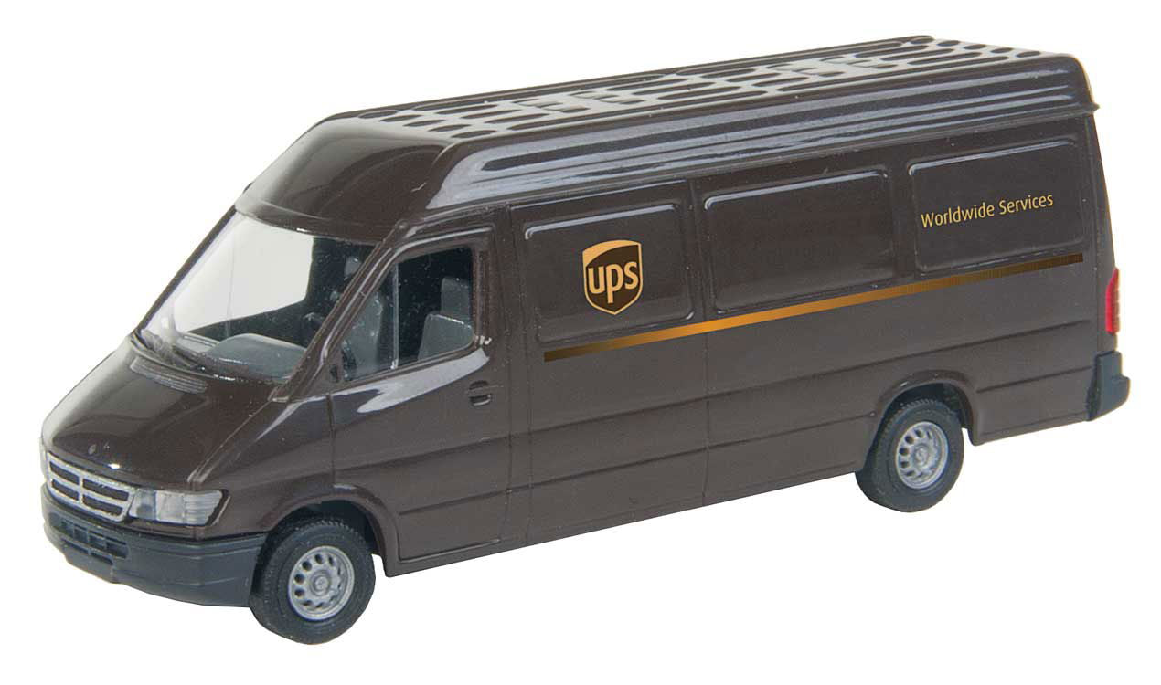 Walthers SceneMaster HO 1/87 UPS DELIVERY VAN United Parcel Service diecast car - ModelsPower