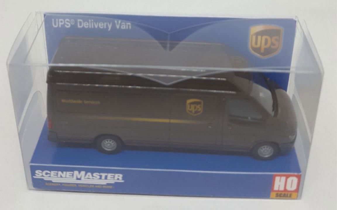 Walthers SceneMaster HO 1/87 UPS DELIVERY VAN United Parcel Service diecast car - ModelsPower