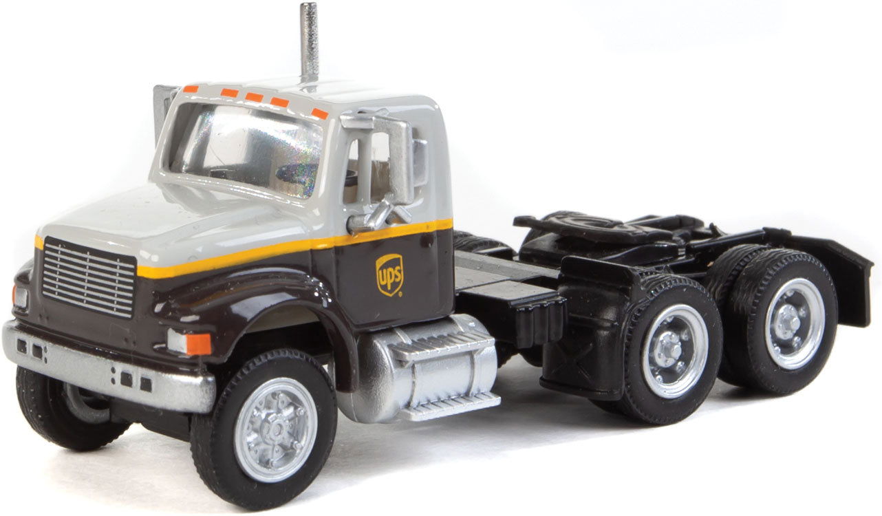 Walthers HO 1/87 UPS Freight International 4900 Dual-Axle Semi Tractor Diecast - ModelsPower