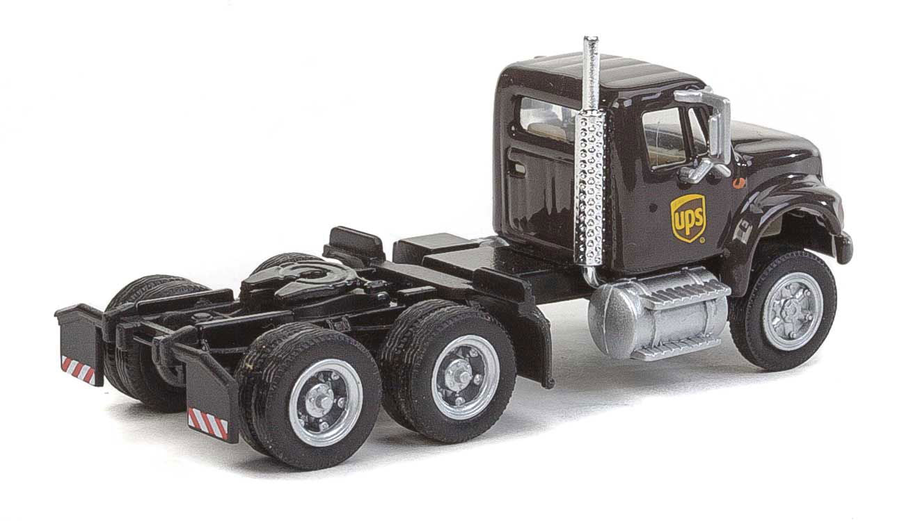 Walthers HO 1/87 UPS International 4900 Dual-Axle Semi Tractor ModernShield Logo - ModelsPower