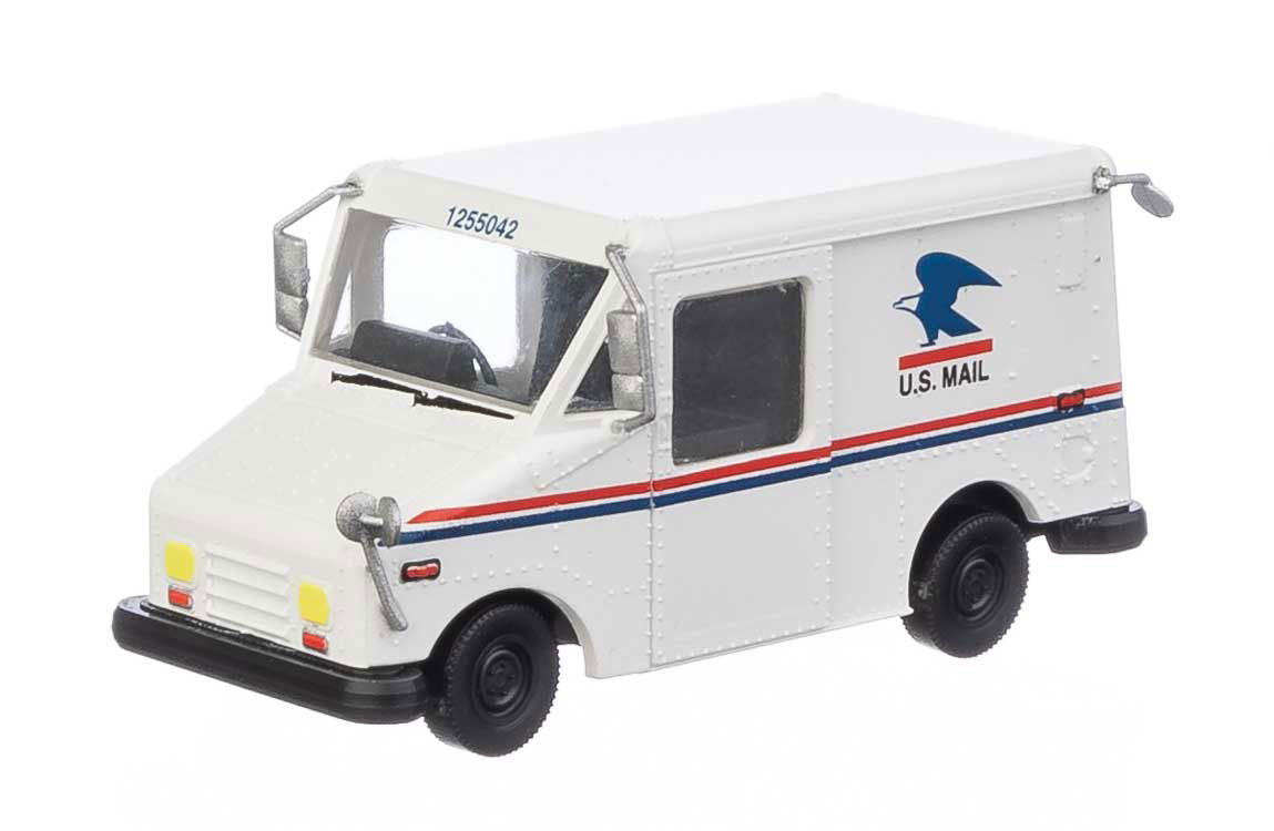 Walthers SceneMaster HO 1/87 USPS 1980s Grumman Long Life Vehicle LLV Mail Truck - ModelsPower