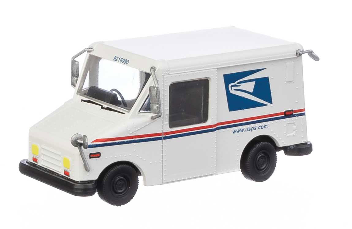 Walthers SceneMaster HO 1/87 USPS 1993+ Grumman Long Life Vehicle LLV Mail Truck - ModelsPower