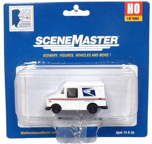 Walthers SceneMaster HO 1/87 USPS 1993+ Grumman Long Life Vehicle LLV Mail Truck - ModelsPower