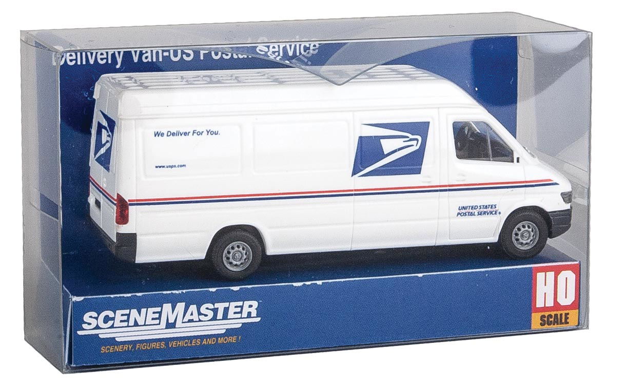 Walthers SceneMaster HO 1/87 USPS DELIVERY VAN United States Postal Service NEW! - ModelsPower