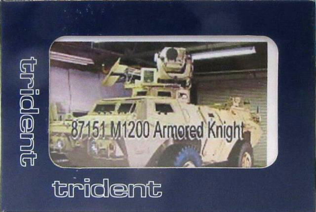 Trident Military HO 1/87 US Army M1200 Armored Knight Fire Support Vehicle Kit - ModelsPower