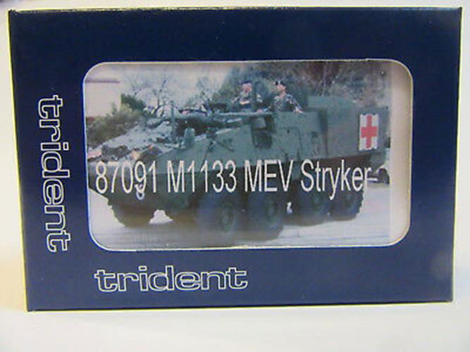 Trident Military HO 1/87 US Army STRYKER ICV M1133 Medical Evacuation Vehicle - ModelsPower