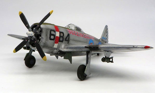 Trident Military HO 1/87 WWII US & Allies Republic P-47D "Razorback" Thunderbolt - ModelsPower