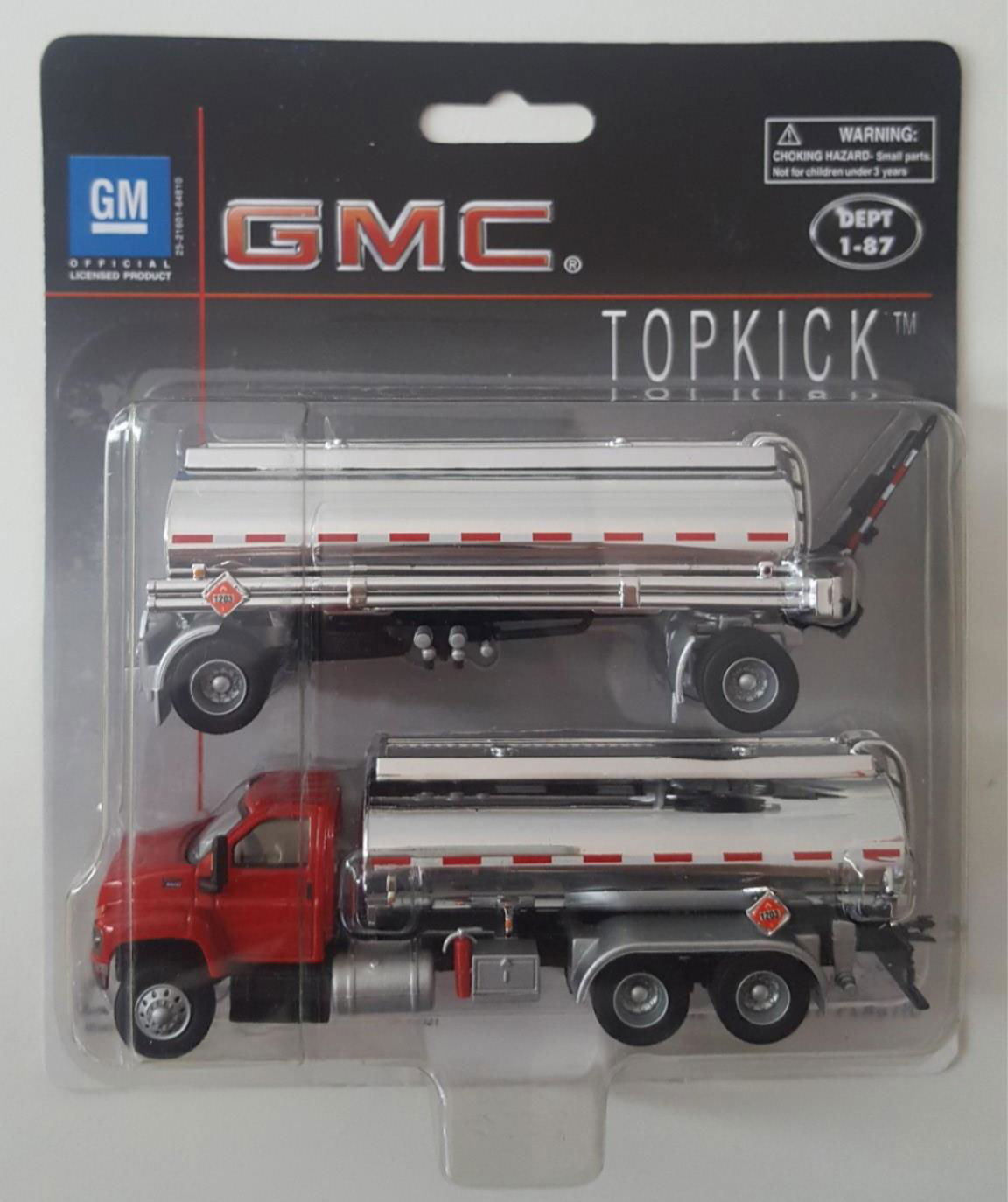 BOLEY Dept 1-87 HO Scale 301816 GMC TOPKICK TANK TRUCK Trailer Chrome Gas Tanks - ModelsPower