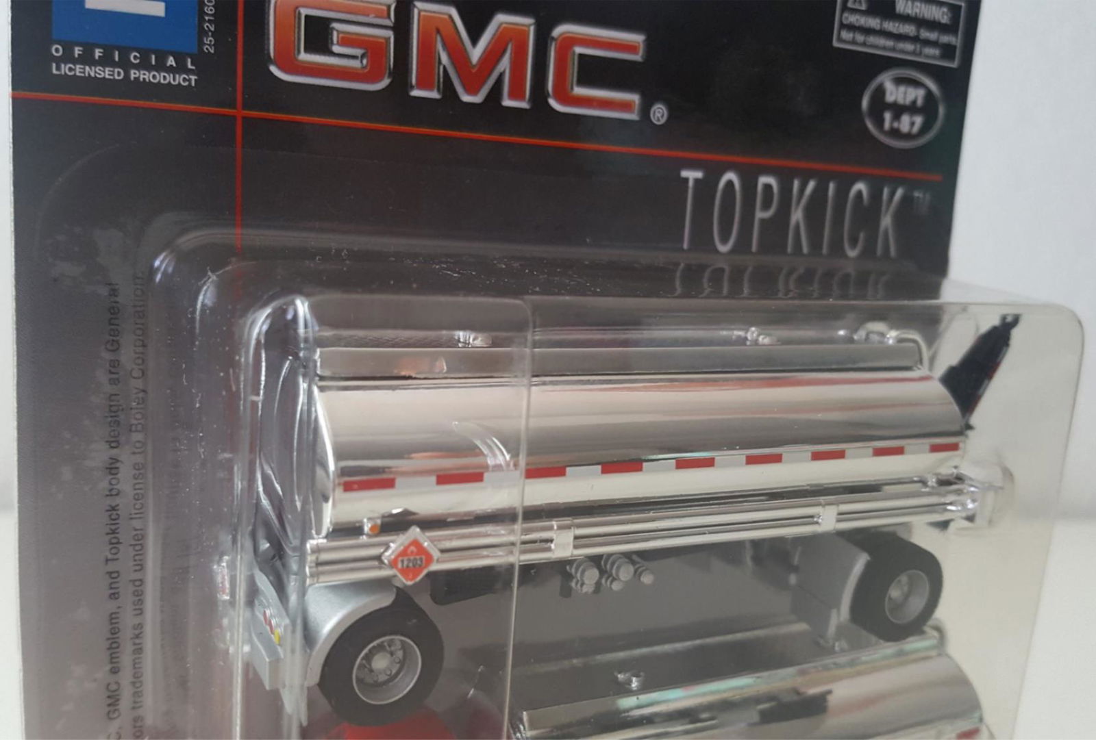 BOLEY Dept 1-87 HO Scale 301816 GMC TOPKICK TANK TRUCK Trailer Chrome Gas Tanks - ModelsPower