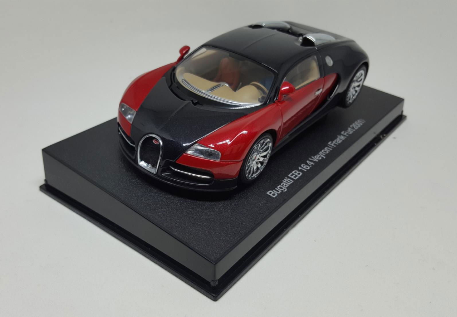 AUTOart SLOT CAR 1:32 BUGATTI EB 16.4 VEYRON AWD Light 13291 Red/Black Frankfurt - ModelsPower