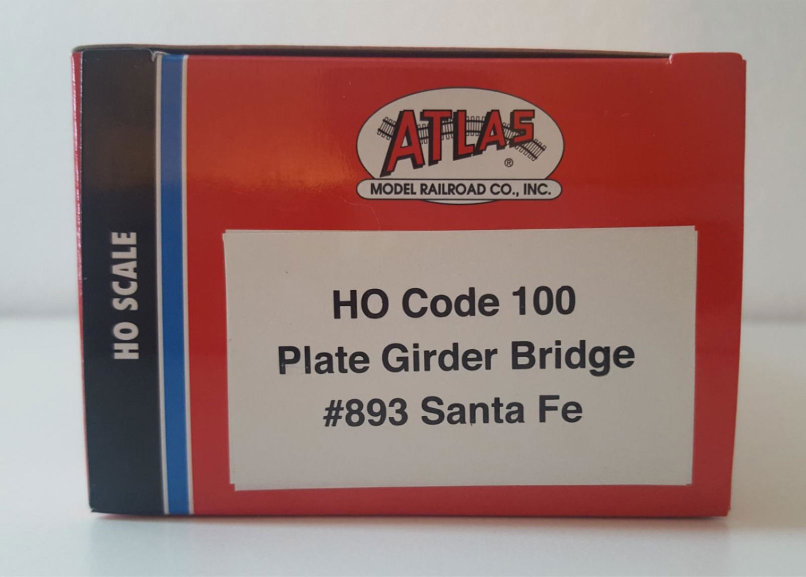 ATLAS 1/87 HO Scale Decorated Plate Girder Bridge w/Code 100 Track #893 SANTA FE - ModelsPower