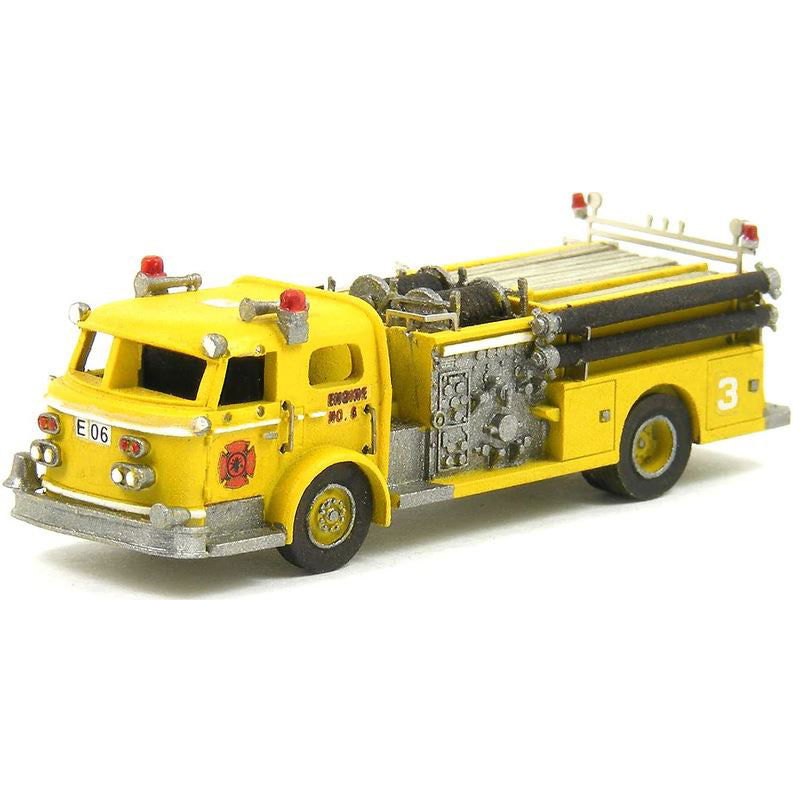 GHQ N Scale American LaFrance (Unpainted Metal Kit) Quadruple Combination Pumper - ModelsPower