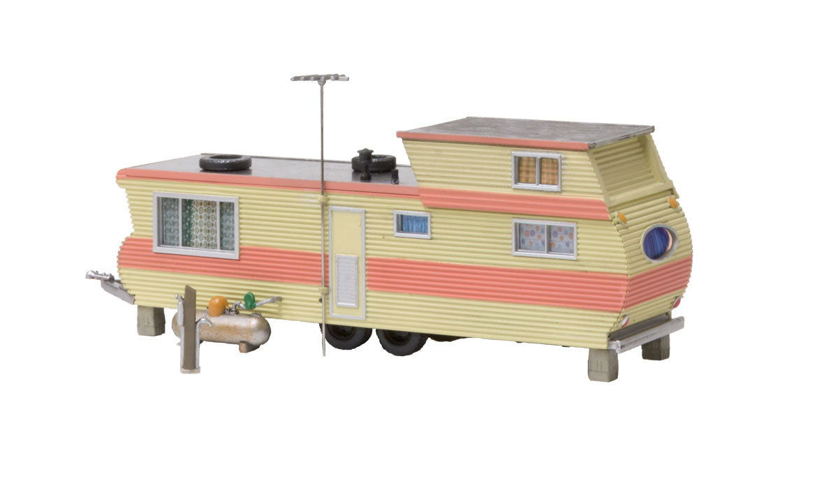 Woodland Scenics N 1/160 DOUBLE DECKER TRAILER w/ LED Just Plug Lighting BR4951 - ModelsPower