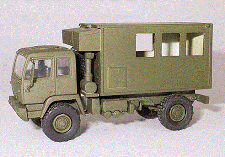 Trident 1/87 HO Military US / NATO M1079 LMTV Mobile Shop Van Tactical Vehicle - ModelsPower