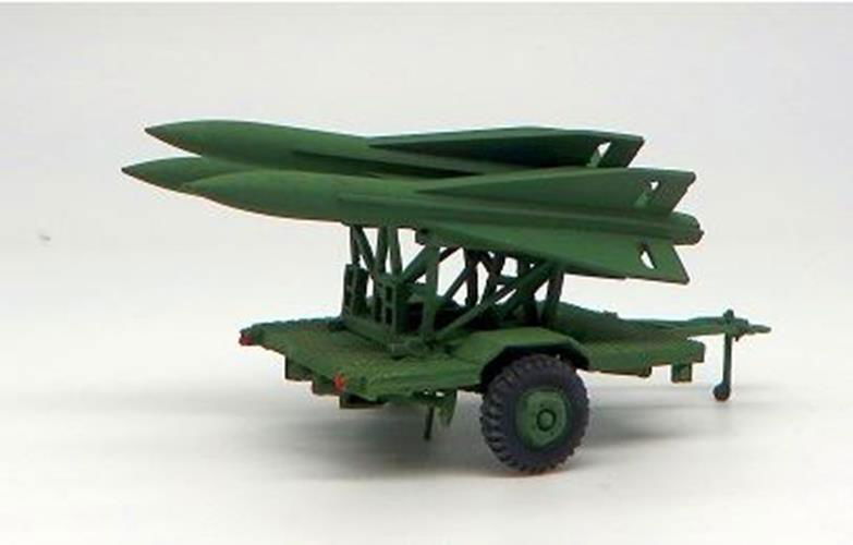 Trident Military 1/87 HO US/NATO M390C Transport Platform with 3 Missiles SAMs - ModelsPower