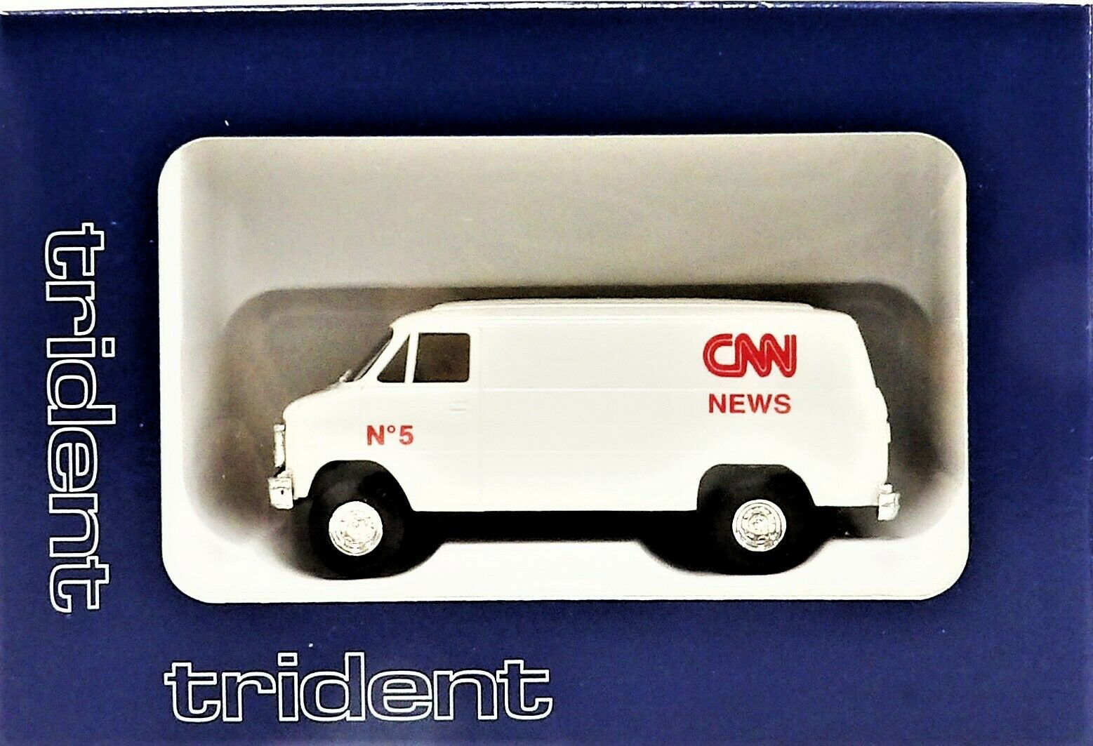 Trident HO 1/87 CNN TV/Radio Station Remote Broadcast Truck Roof SatelliteDish - ModelsPower