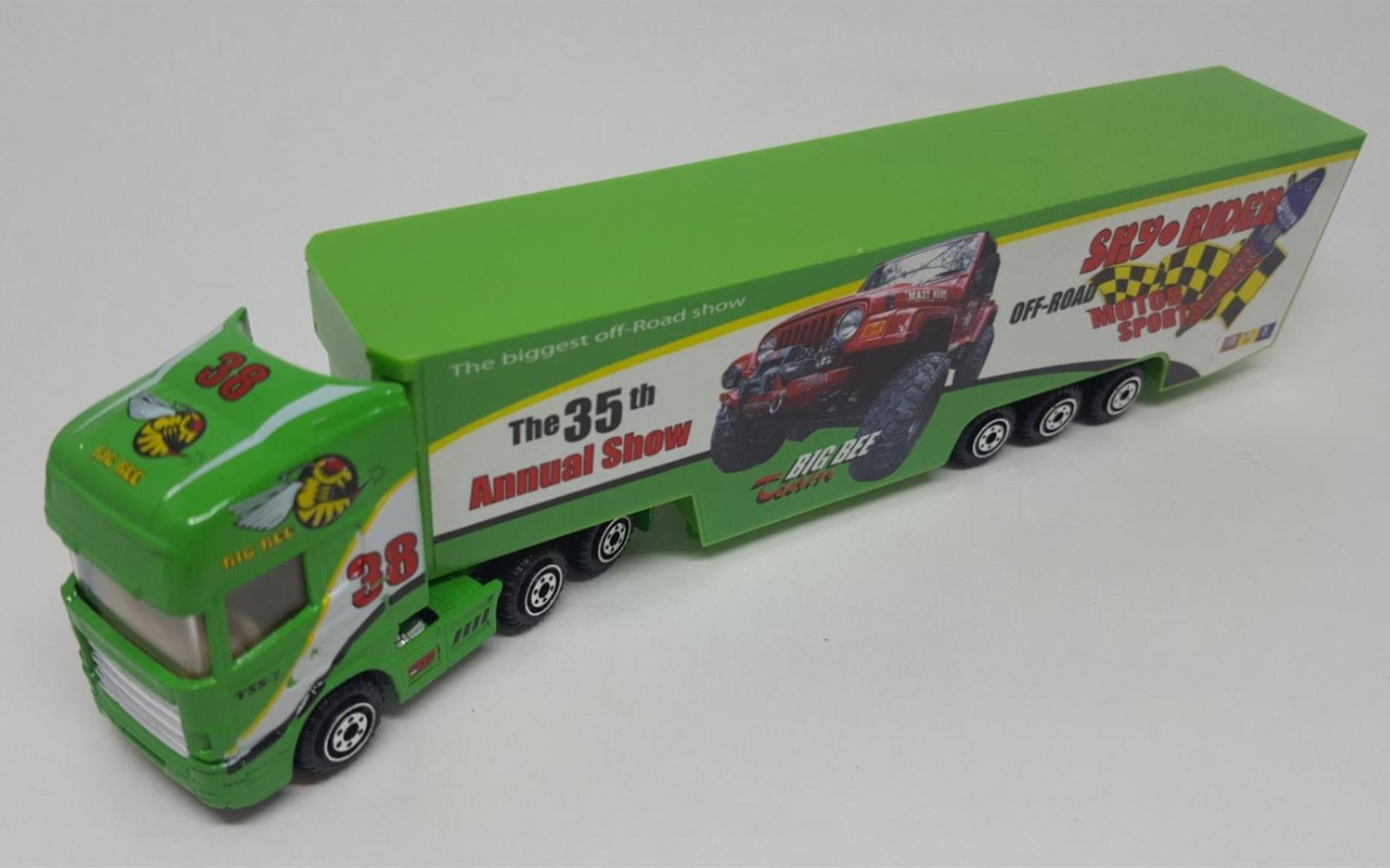 ProEngine 1/87 HO Diecast LH Tractor w/Sky Rider Off-Road Motorsports Trailer 38 - ModelsPower