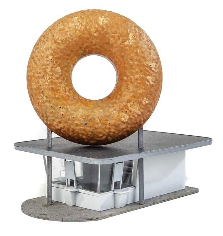 WALTHERS Cornerstone 933-3835 N Scale HOLE-IN-ONE DONUT SHOP KIT walk-up store! - ModelsPower