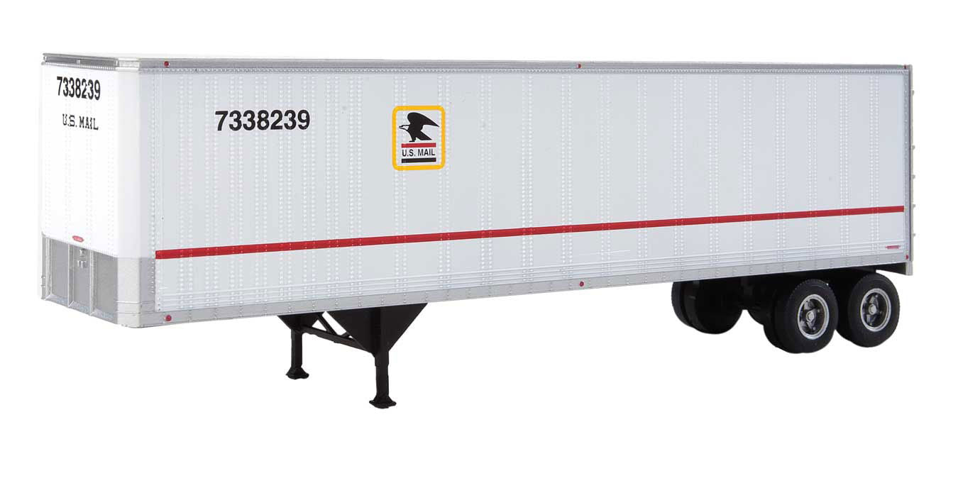 Walthers SceneMaster HO Scale USPS Postal Service 40' Trailmobile Trailer 2-Pack - ModelsPower