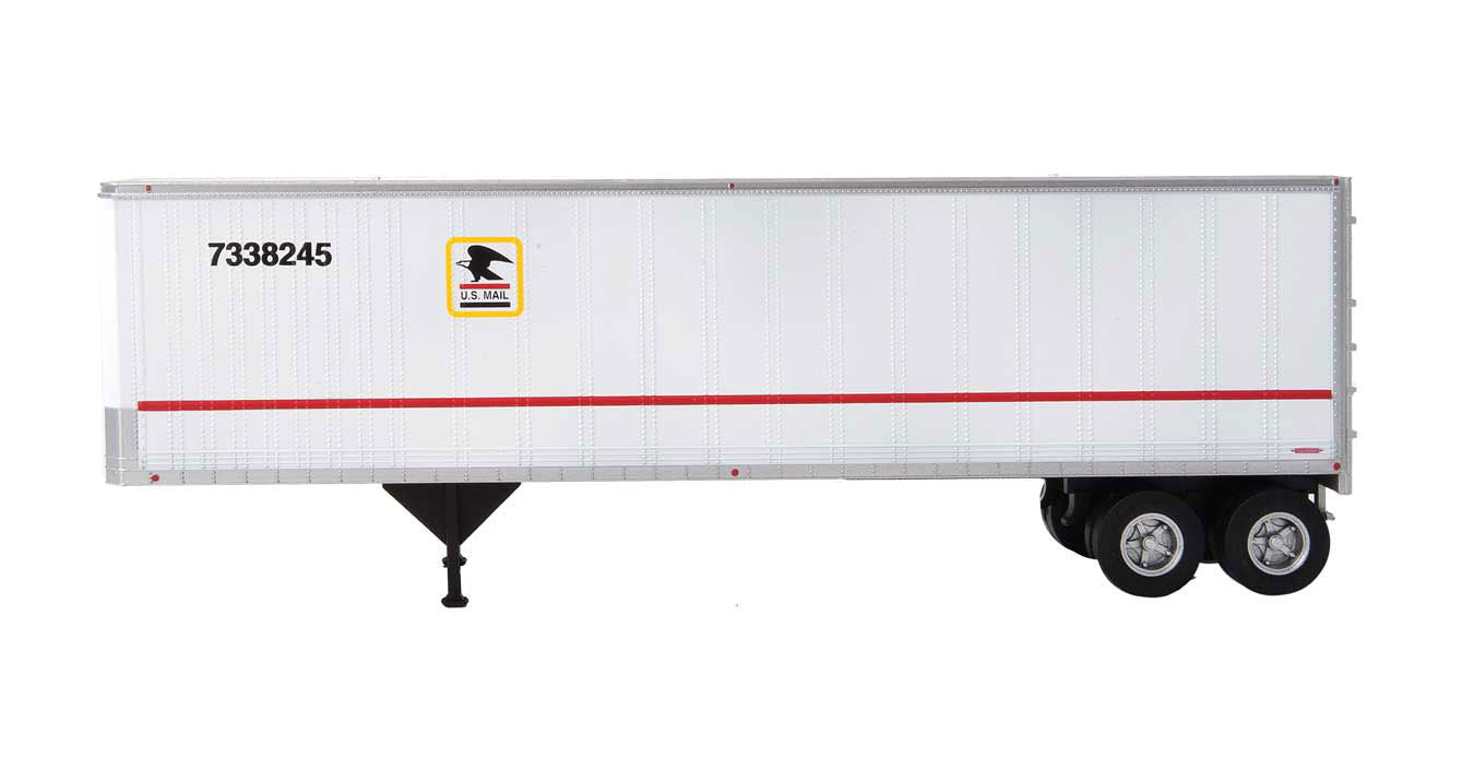 Walthers SceneMaster HO Scale USPS Postal Service 40' Trailmobile Trailer 2-Pack - ModelsPower