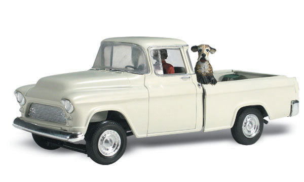 Woodland Scenics HO 1/87 HALL & DUKE the dog w/pickup truck AutoScenes AS5521 - ModelsPower